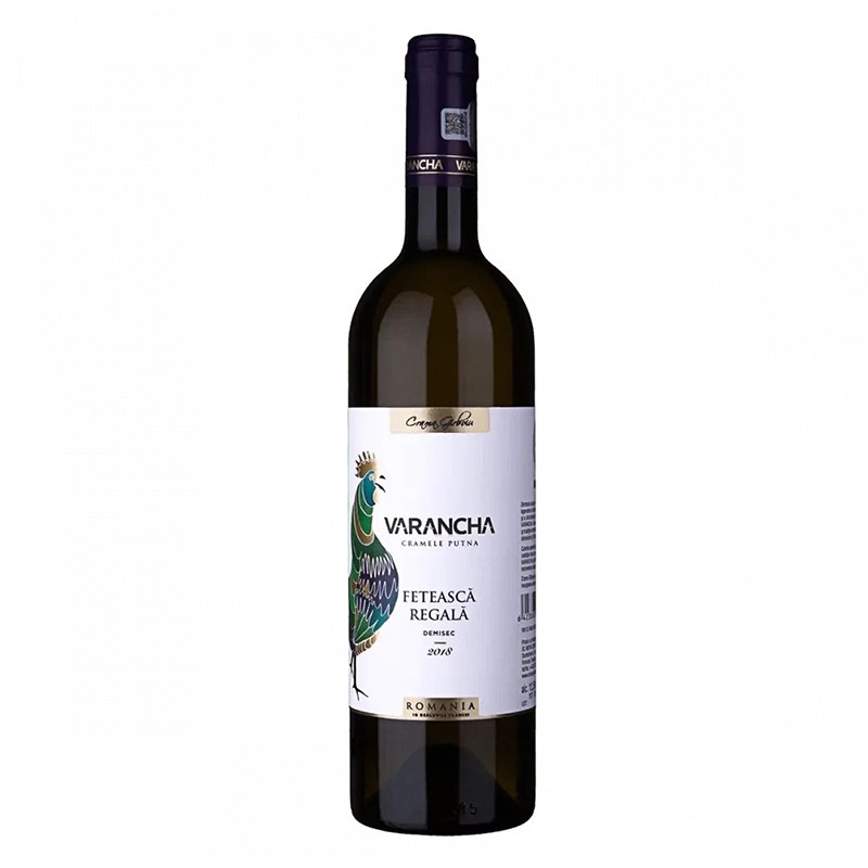 Vin Alb Varancha Feteasca Regala, Demisec, 0.75 l