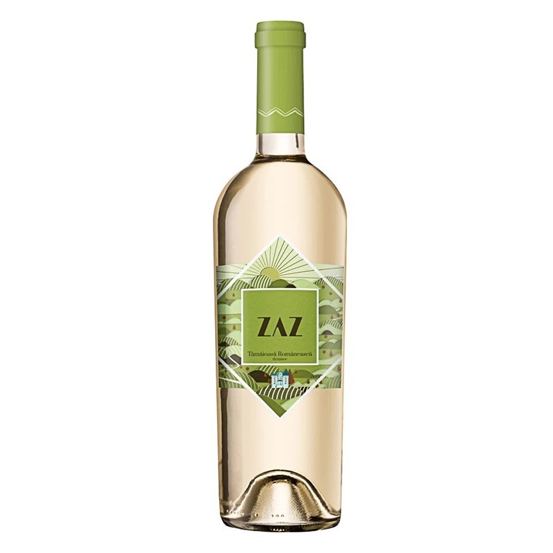 Vin Alb, Zaz, Cotnari, Tamaioasa Romaneasca, Demisec 0.75 l