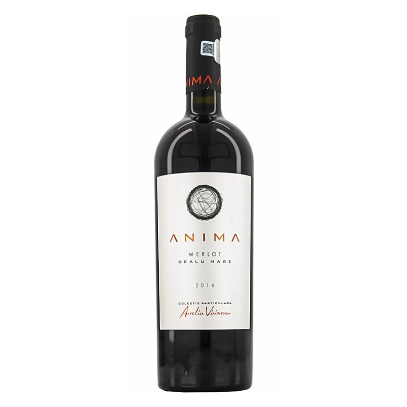 Vin Anima Aurelia Visinescu Merlot Rosu Sec, 0.75 l