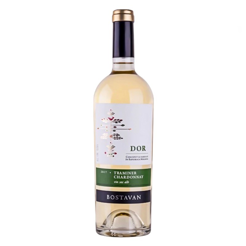 Vin Bostavan Dor, Chateau Purcari, Alb Sec 0.75 l