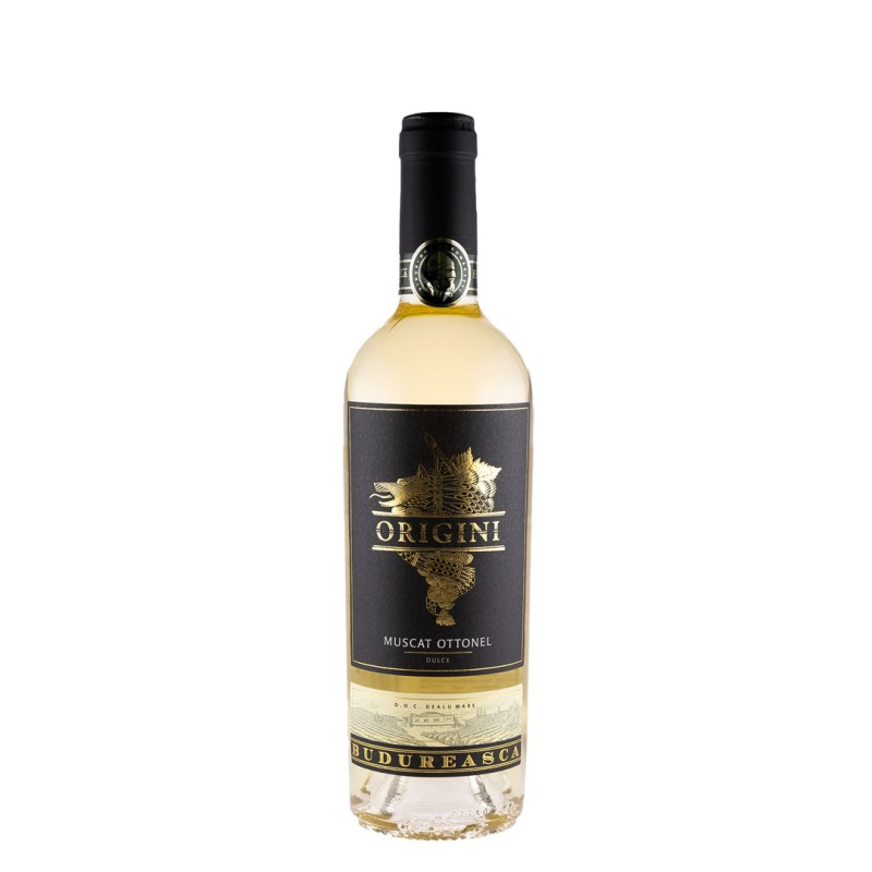 Vin Budureasca Origini Muscat Ottonel, Alb Dulce, 0.5 l