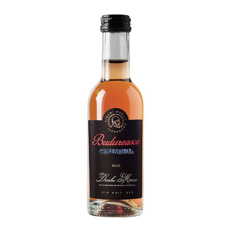 Vin Budureasca Premium, Rose Sec Mini 187 ml