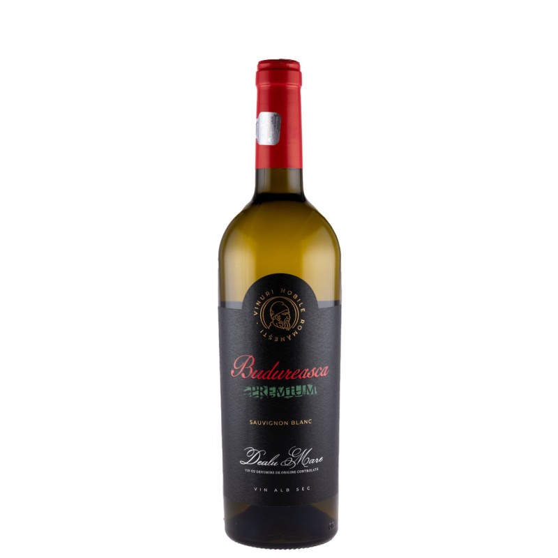 Vin Budureasca Premium Sauvignon Blanc, Alb Sec, 0.75 l