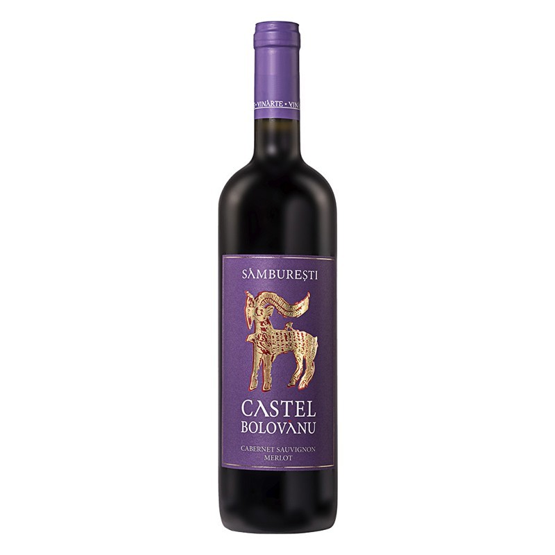 Vin Castel Bolovanu Vinarte Rosu Sec 0.75 l