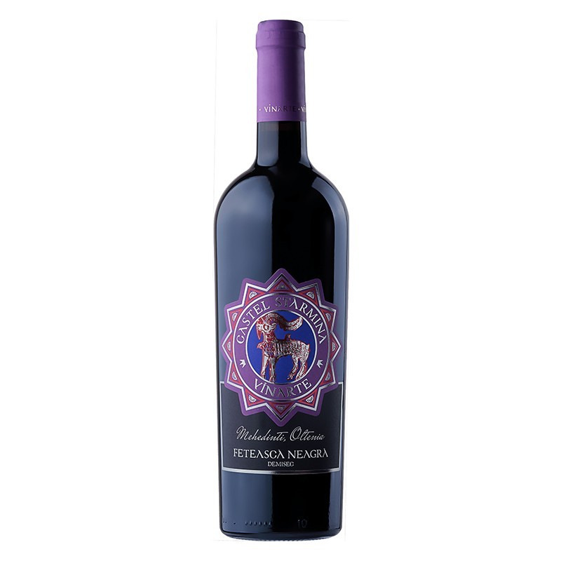 Vin Castel Starmina Vinarte Feteasca Neagra, Rosu Demisec 0.75 l