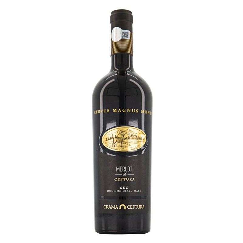 Vin Cervus Magnus Monte Crama Ceptura, Merlot Rosu Sec 0.75 l