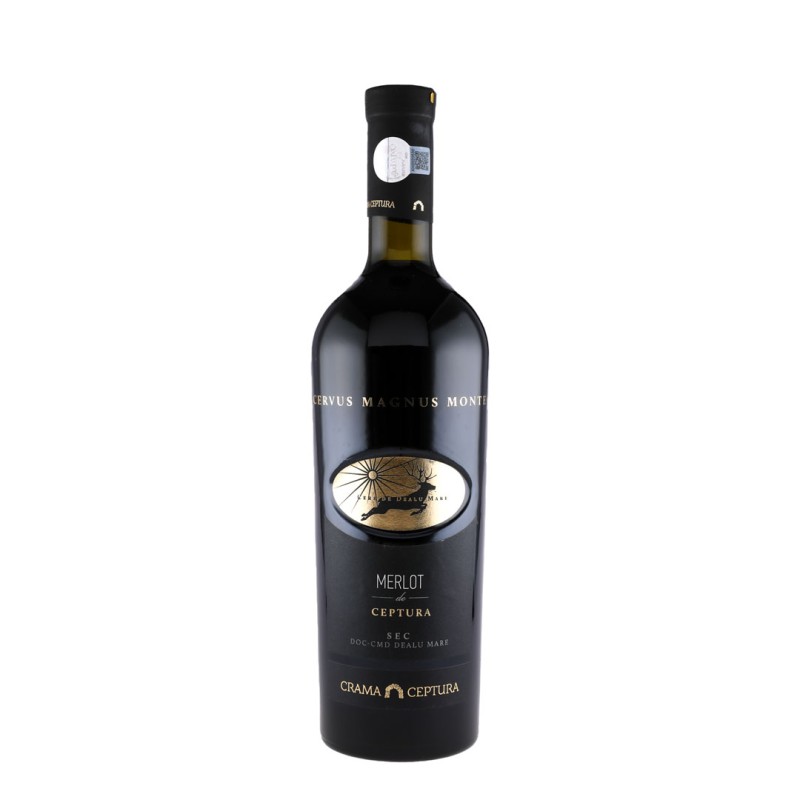 Vin Cervus Magnus Monte Merlot Crama Ceptura, Rosu Sec, 0.75 l