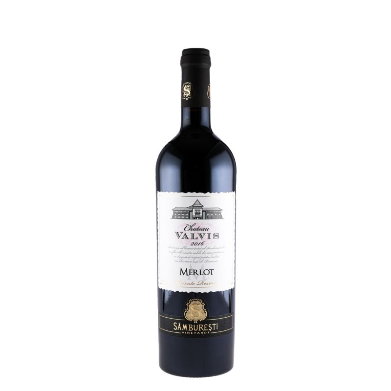 Vin Chateau Valvis Merlot Domeniile Samburesti, Rosu Sec, 0.75 l