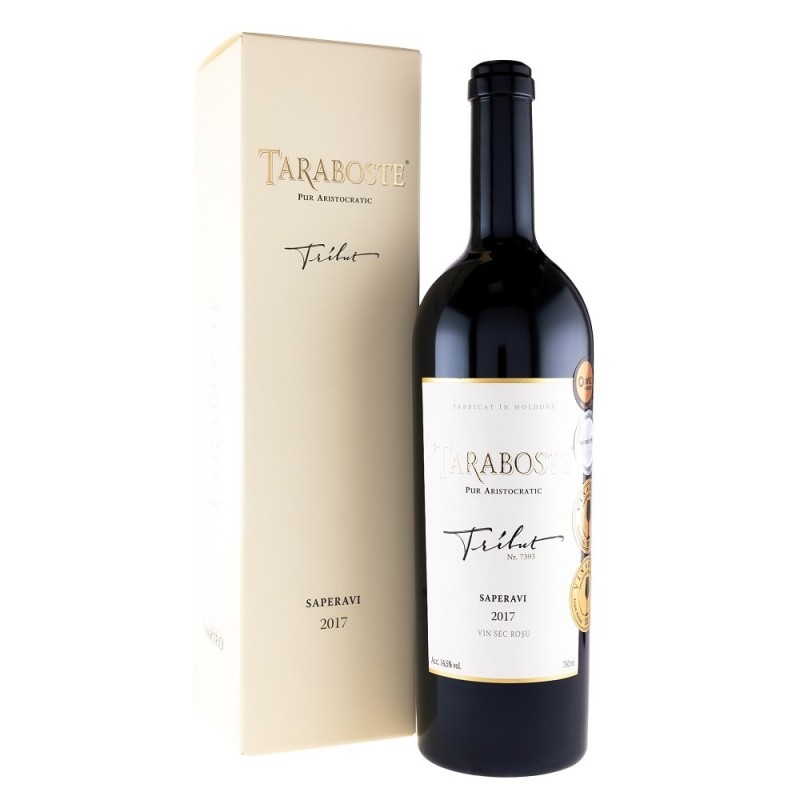 Vin Chateau Vartely Taraboste Tribut Saperavi, Rosu Sec, 0.75 l