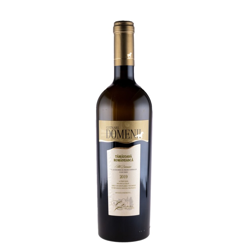 Vin Cotnari Domenii Tamaioasa Romaneasca, Alb Demisec, 0.75 l