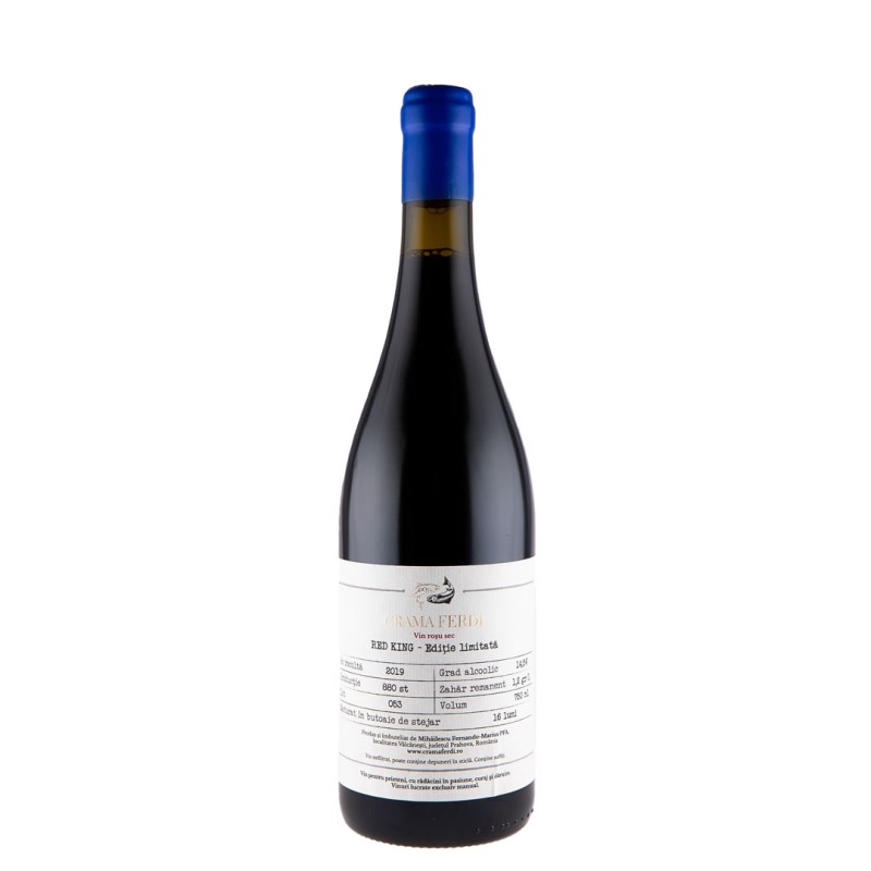 Vin Crama Ferdi Red King Editie Limitata, Rosu Sec, 0.75 l