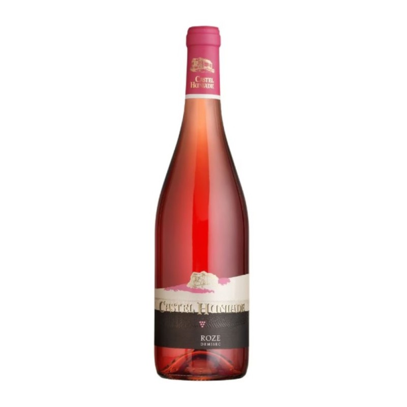 Vin Domeniile Recas, Castel Huniade, Rose Demisec, 0.75 l