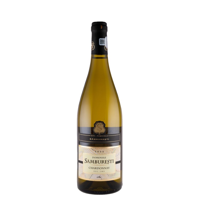 Vin Domeniile Samburesti Chardonnay, Alb Sec, 0.75 l