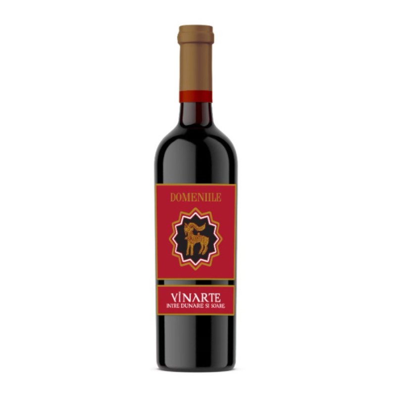Vin Domeniile Vinarte, Cabernet Sauvignon si Feteasca Neagra, Rosu Sec, 0.75 l