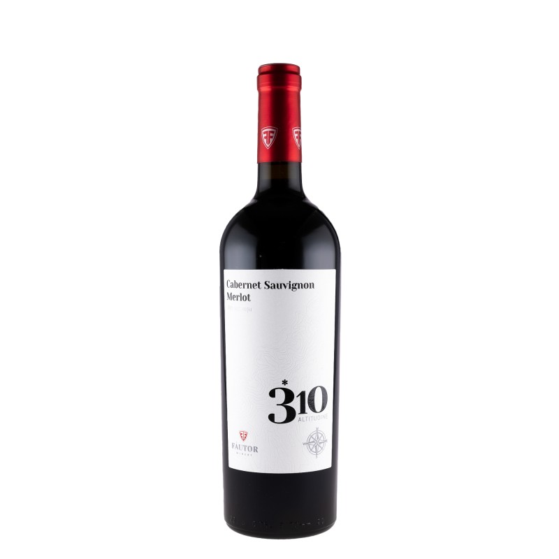 Vin Fautor 310 Altitudine Cabernet Sauvignon & Merlot, Rosu Sec, 0.75 l
