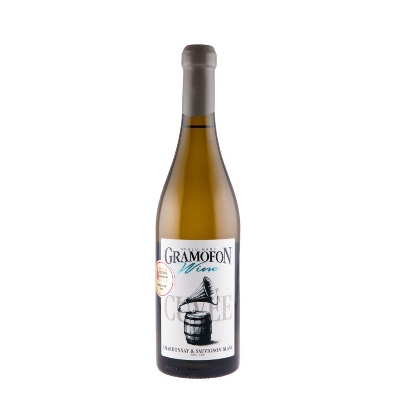 Vin Gramofon Wine Chardonnay & Sauvignon Blanc, Alb Sec, 0.75 l