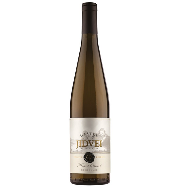 Vin Jidvei Castel Muscat Ottonel, Alb Demidulce, 0.75 l