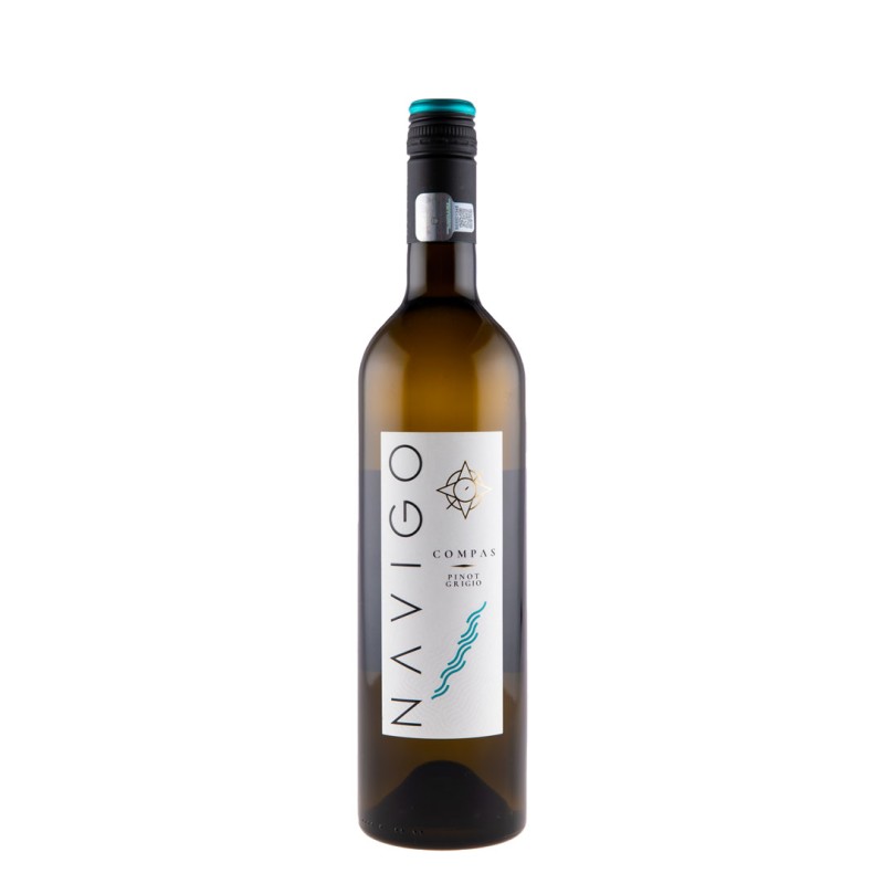 Vin Jidvei Navigo Compas Pinot Grigio, Alb Sec, 0.75 l