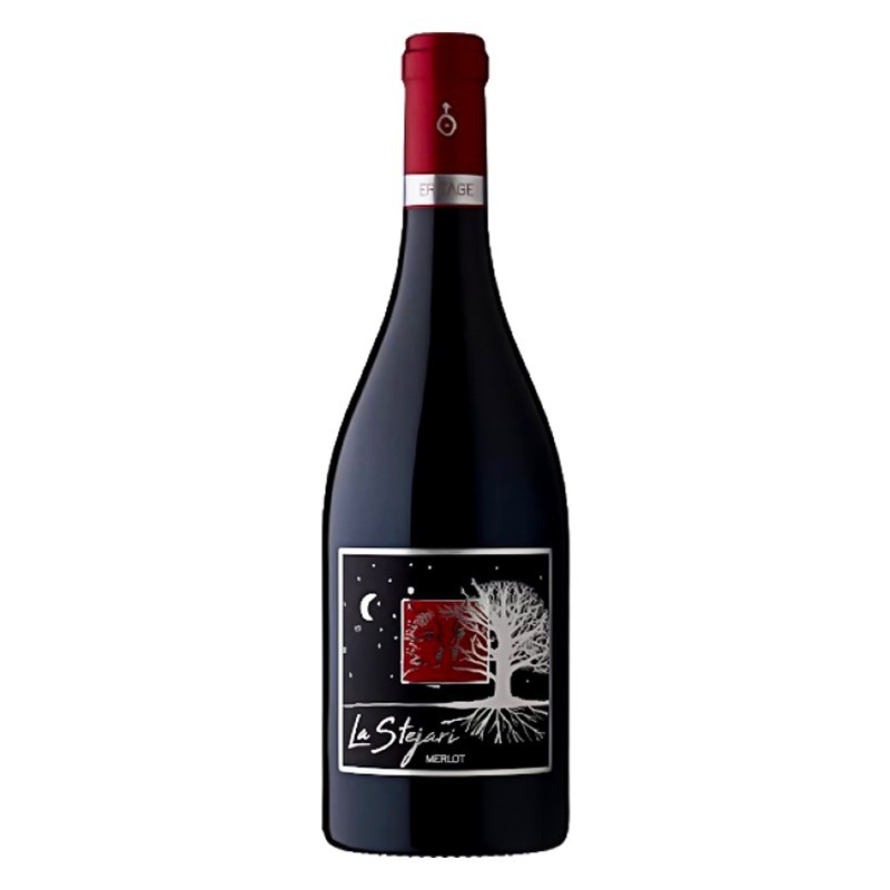 Vin La Stejari Cramele Recas Merlot Rosu Sec 0.75 l