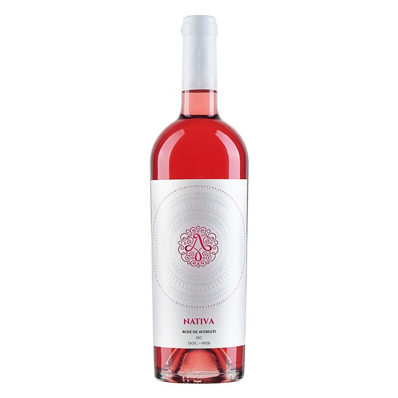 Vin Nativa Averesti Merlot Rose Sec 0.75 l