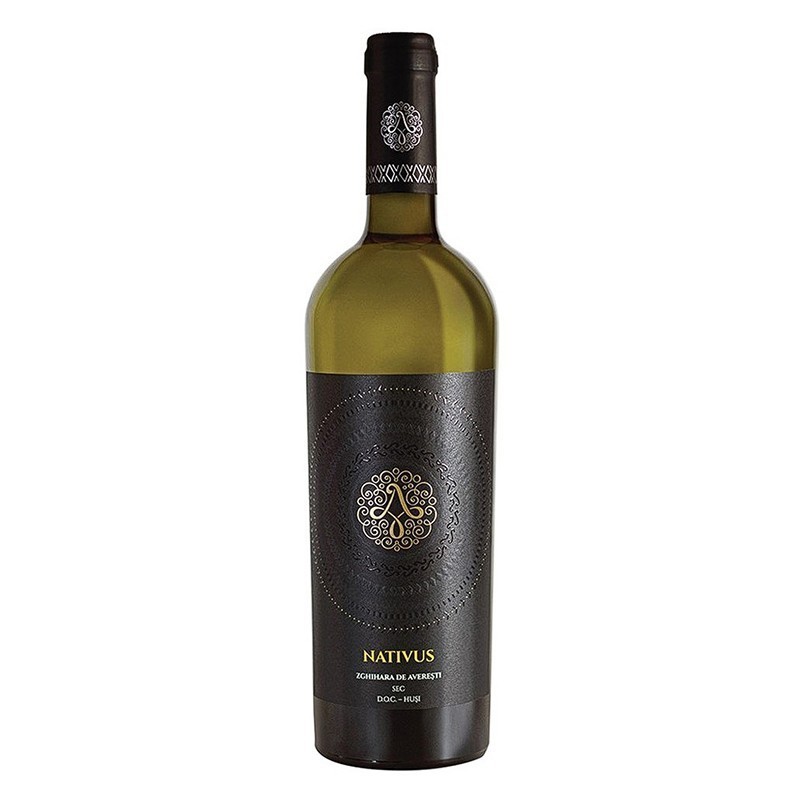 Vin Nativus Zghihara de Averesti, Alb Sec, 0.75 l