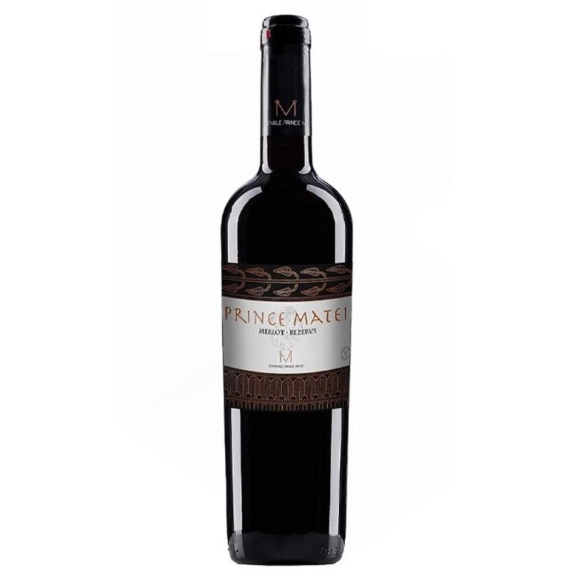 Vin Prince Matei, Merlot, 2017, Sec, 0.75 l