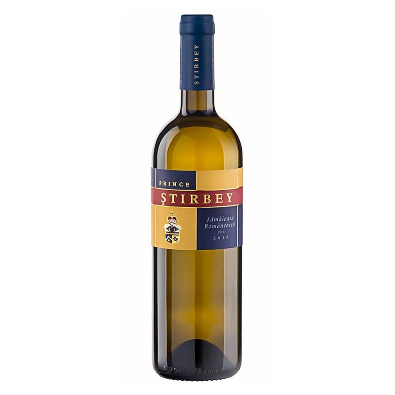 Vin Prince Stirbey Tamaioasa Romaneasca, Alb Sec 0.75 l