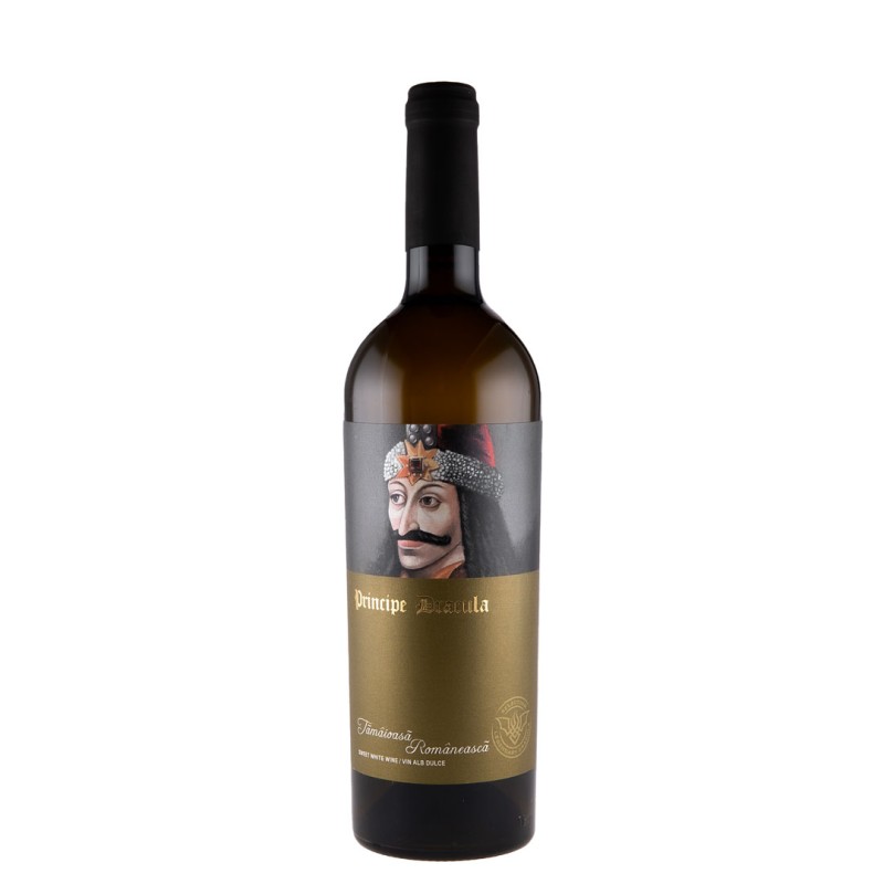 Vin Principe Dracula Tamaioasa Romaneasca, Alb Dulce, 0.75 l