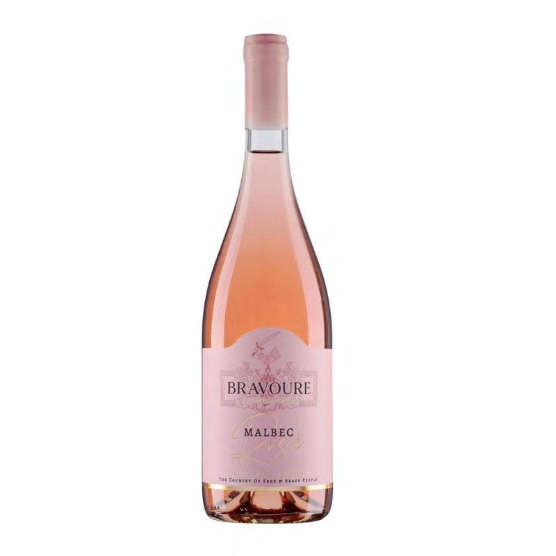 Vin Rose Chateau Cristi Bravoure, Malbec, Sec, 0.75 l