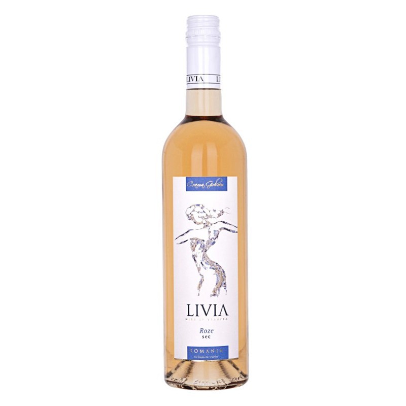Vin Rose Girboiu Livia Cabernet, Demisec, 0.75 l