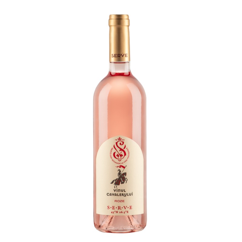 Vin Rose Serve Vinul Cavalerului, Sec, 0.75 l