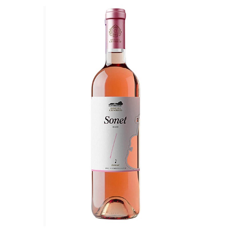Vin Rose Sonet, Demisec, 0.75 l