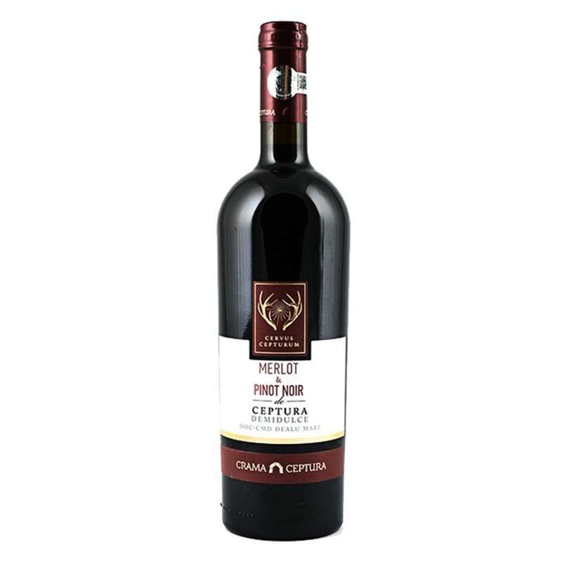 Vin Rosu Cervus Cepturum Crama Ceptura, Demidulce, 0.75 l