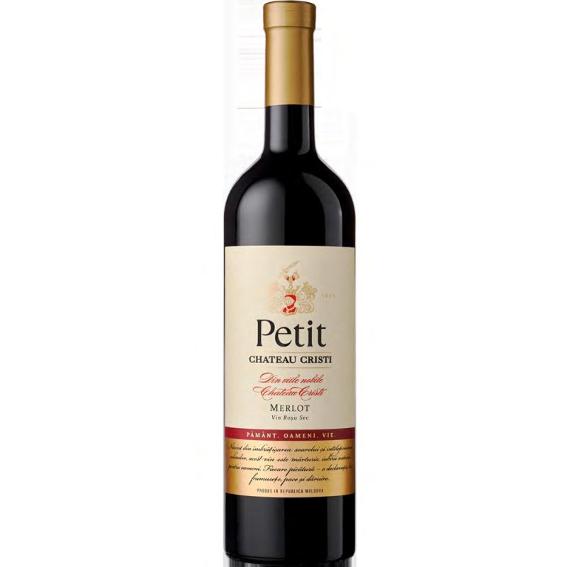Vin Rosu Chateau Cristi Petit, Merlot, 0.75 l