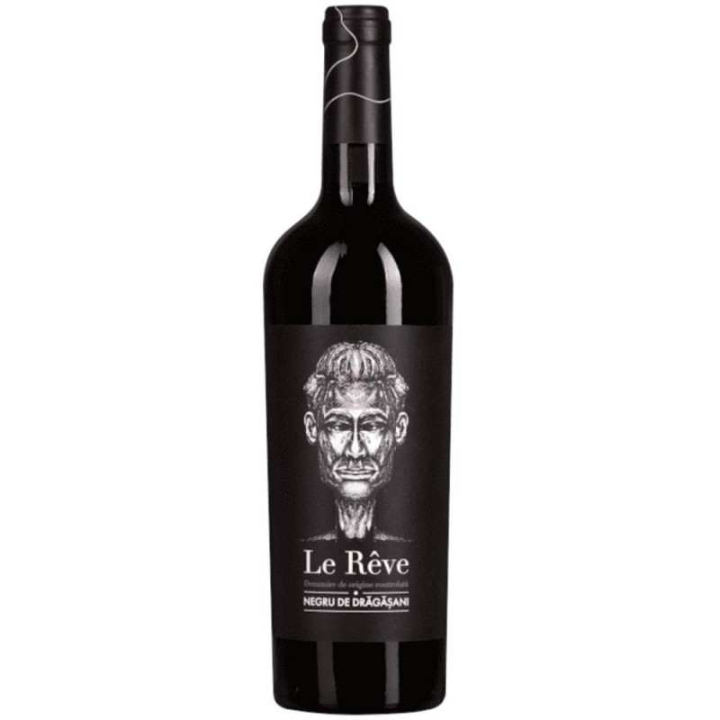 Vin Rosu Crama Mennini Le Reve Negru de Dragasani, Cabernet Sauvignon, Sec, 0.75 l