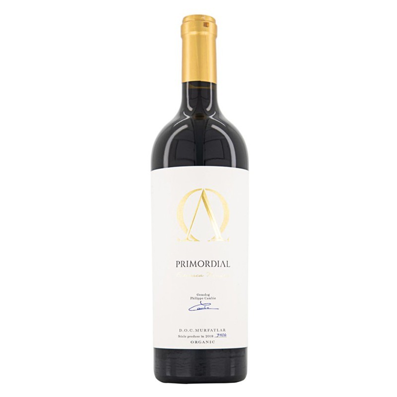 Vin Rosu Domeniul Bogdan Primordial Feteasca Neagra Bio, Sec, 0.75 l