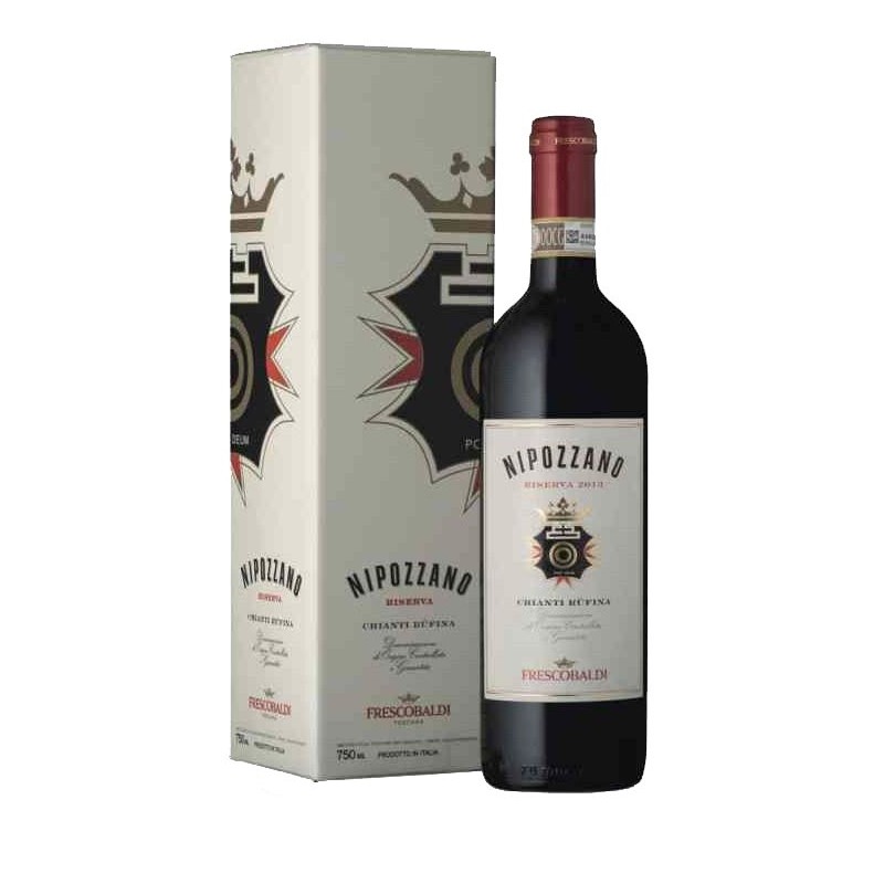 Vin Rosu Italia Frescobaldi Nipozzano Riserva Chianti Rufina DOCG, 13% Alc, 0.75 l, in Cutie