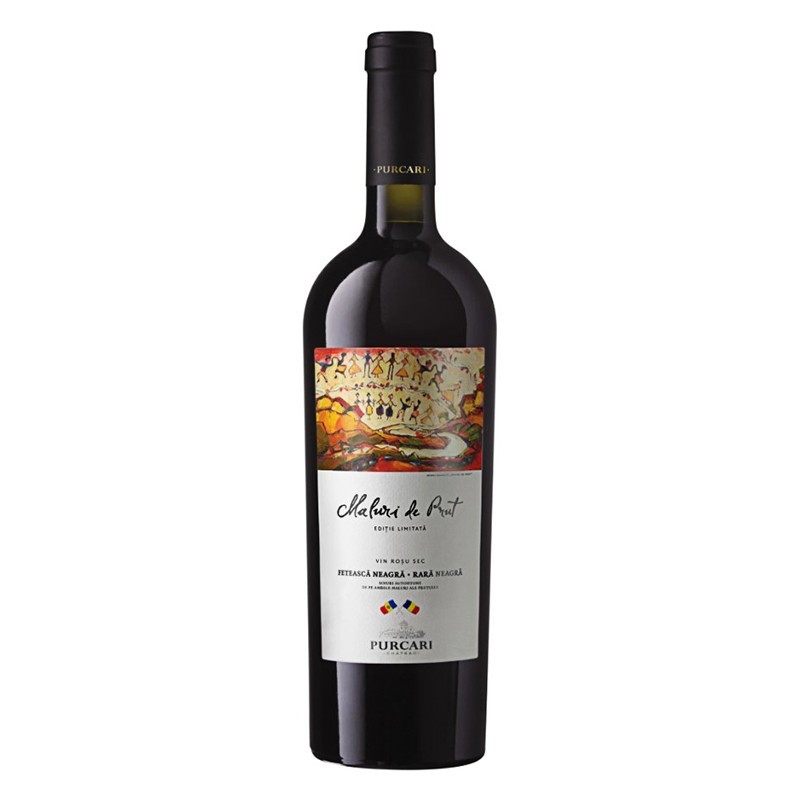 Vin Rosu Maluri de Prut Feteasca Neagra & Rara Neagra, Sec, 0.75 l