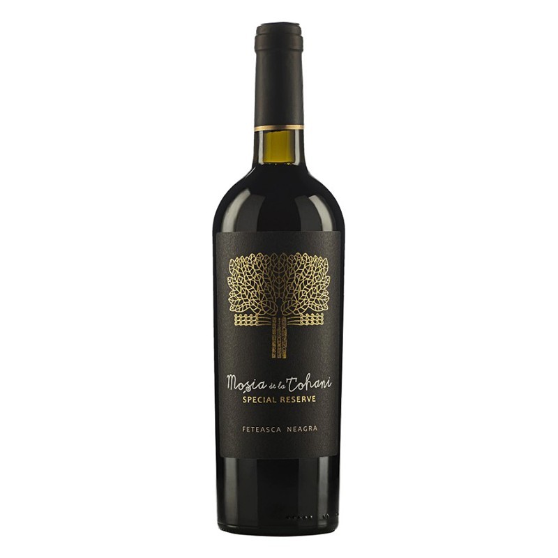 Vin Rosu Mosia de la Tohani Special Reserve Feteasca Neagra, Sec, 0.75 l