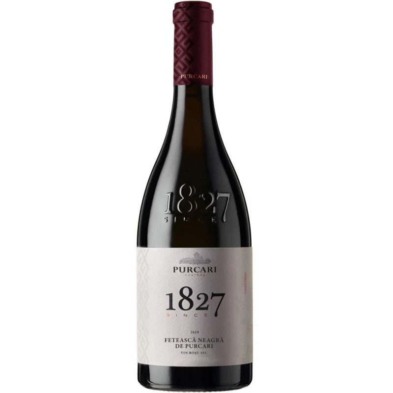 Vin Rosu Purcari 1827, Feteasca Neagra, Sec, 0.75 l
