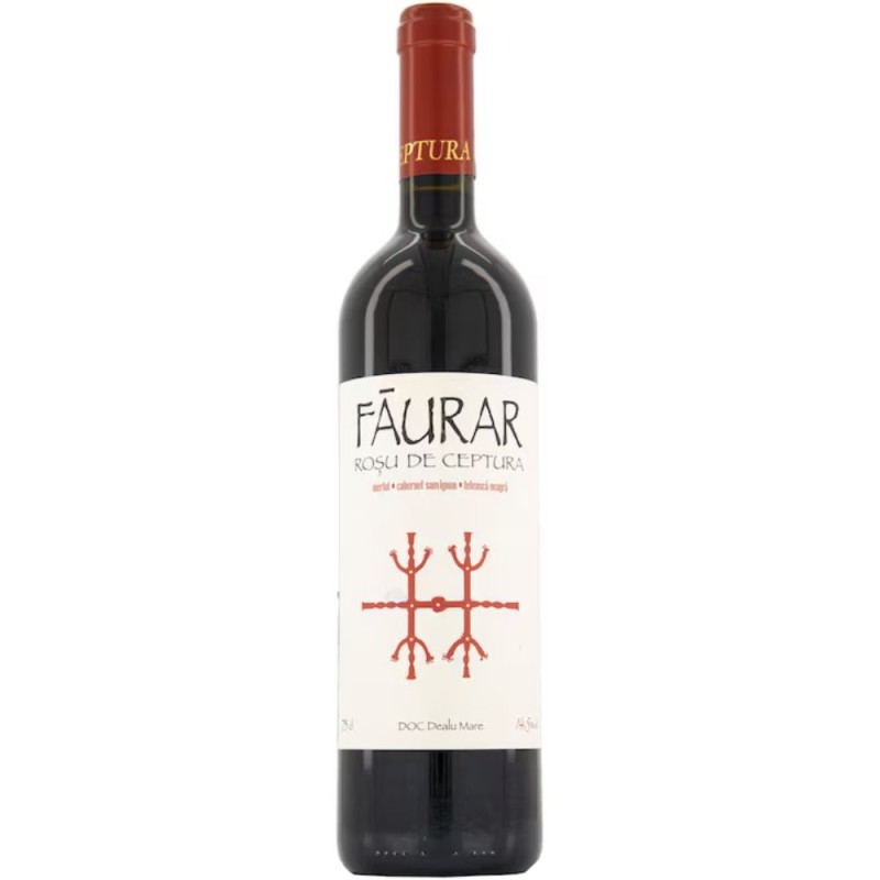 Vin Rosu, Sec, Davino Faurar, Ceptura, 0.75 l