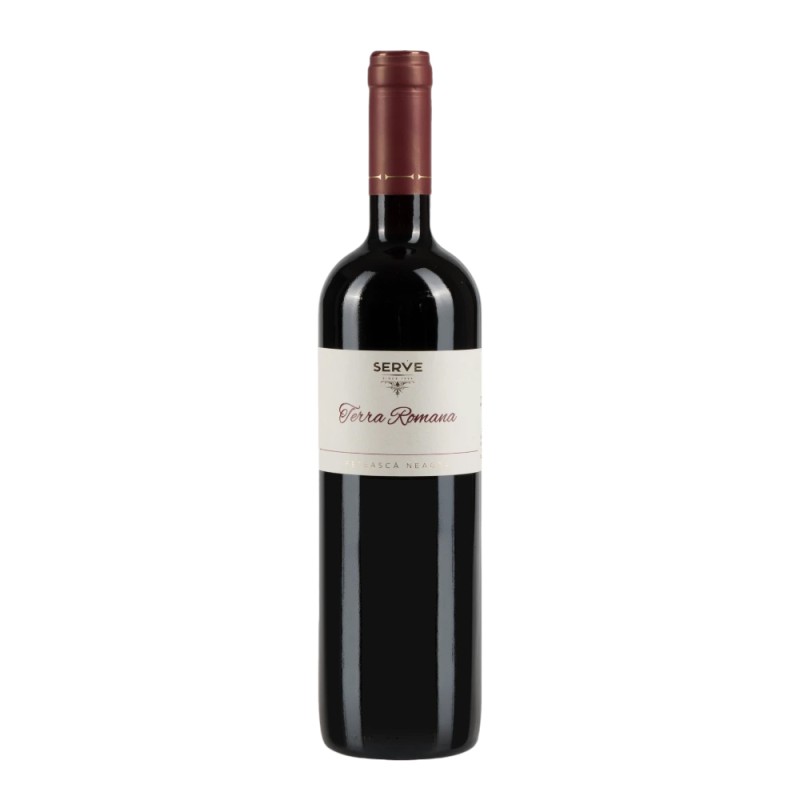 Vin Rosu Serve Terra Romana, Feteasca Neagra, Sec, 0.75 l