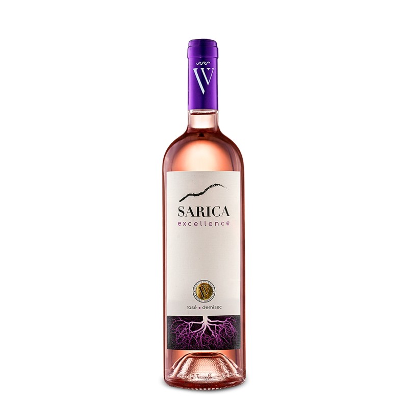 Vin Sarica Excellence Rose, Sec, 0.75 l