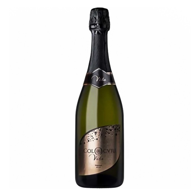 Vin Spumant Alb, Colocviu Vibe Francusa, Brut 0.75 l