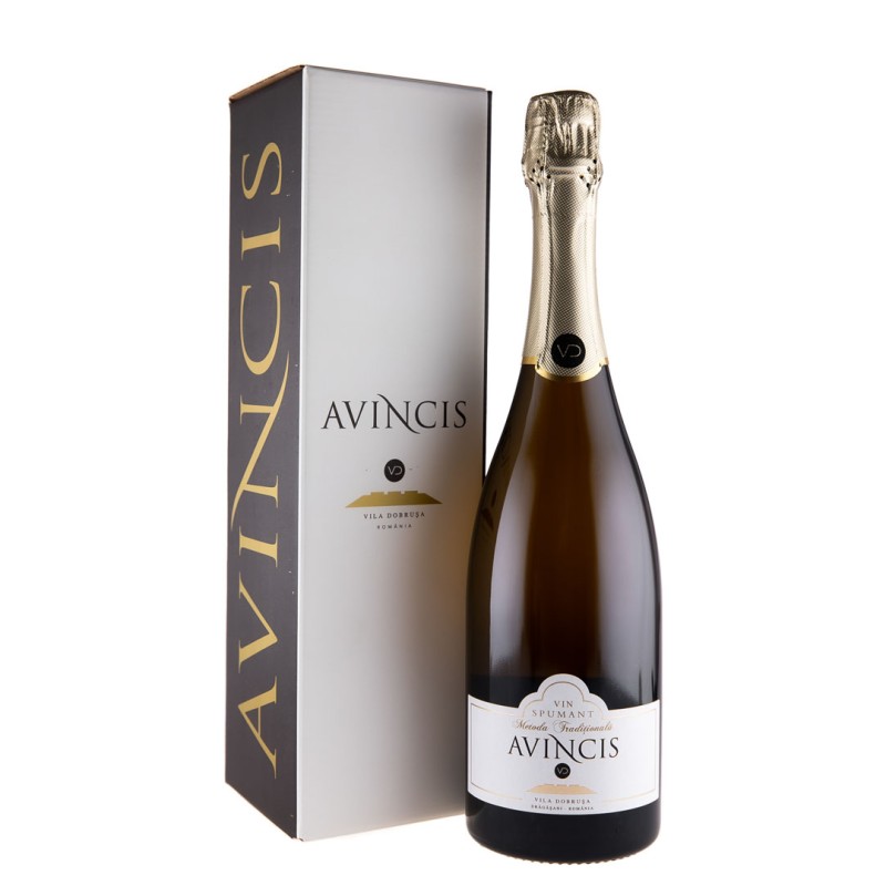 Vin Spumant Avincis Extra Brut, Alb, 0.75 l