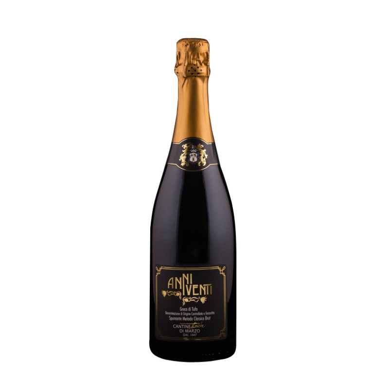 Vin Spumant Brut Anni Venti Greco Di Tufo Cantine Di Marzo, DOCG 750 ml
