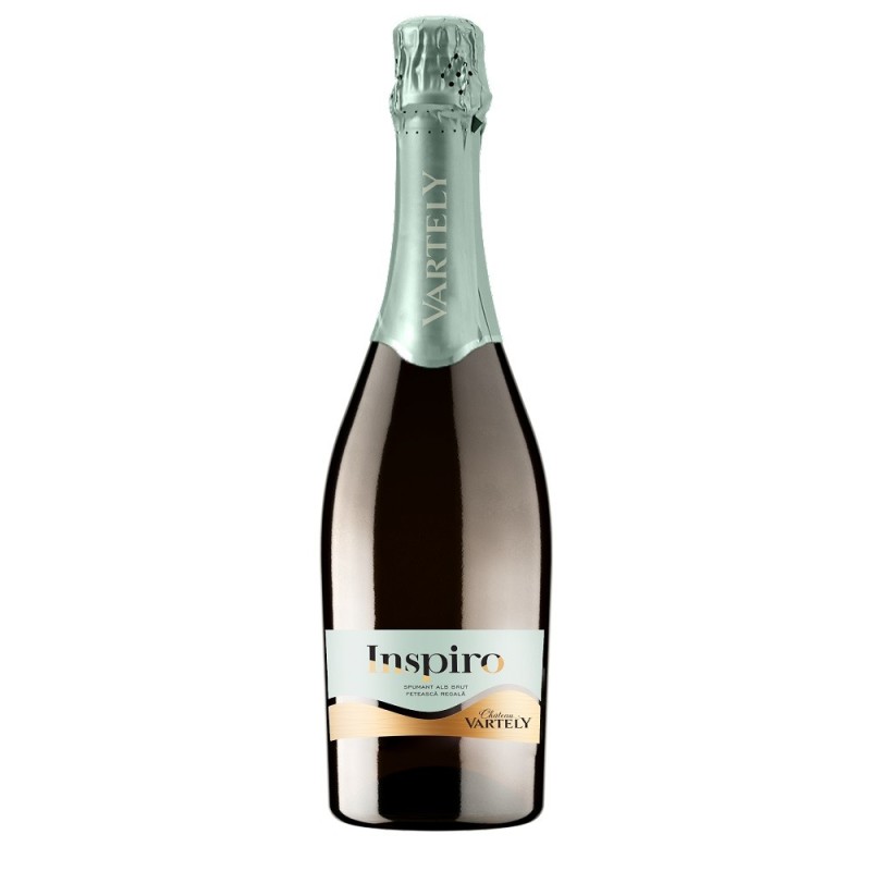 Vin Spumant Chateau Vartely Inspiro, Feteasca Regala, Alb Brut, 0.75 l