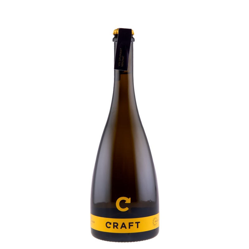 Vin Spumant Craft Nefiltrat Chardonnay, Crama Rasova, 0.75 l