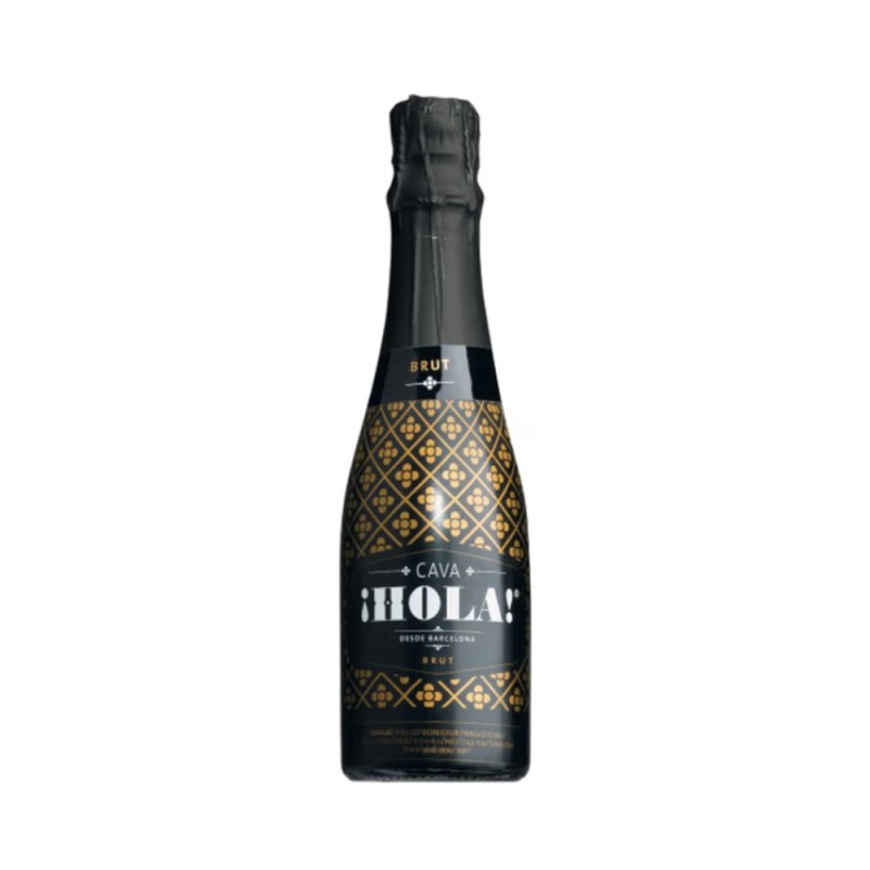 Vin Spumant Hola Barcelona, Cava, Brut, Alcool 11.5%, 0.2 l
