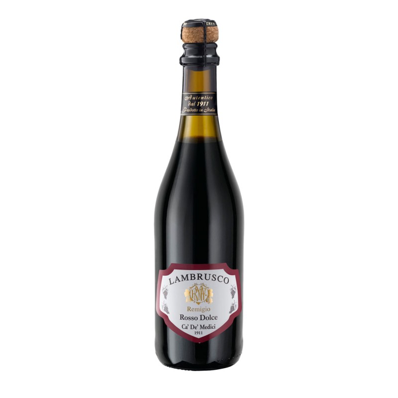 Vin Spumant Lambrusco dell Emilia Amabile Ca' de Medici, IGT, Rosu, 0.75 l